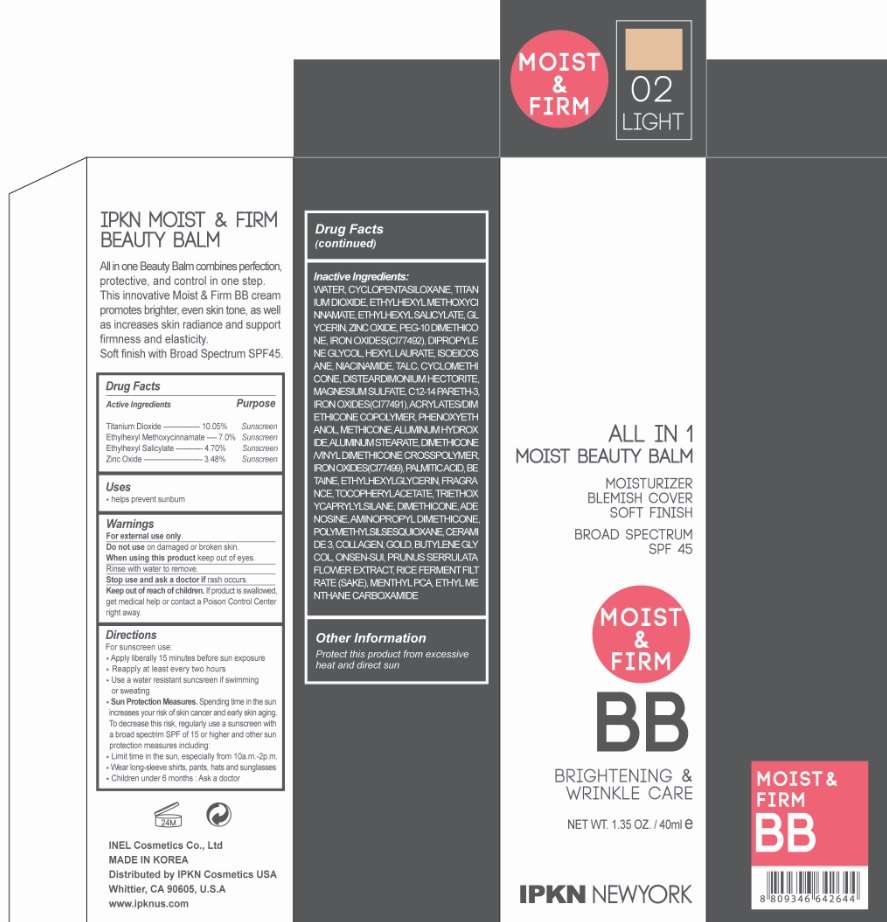 IPKN MOIST AND FIRM BB 02 Light